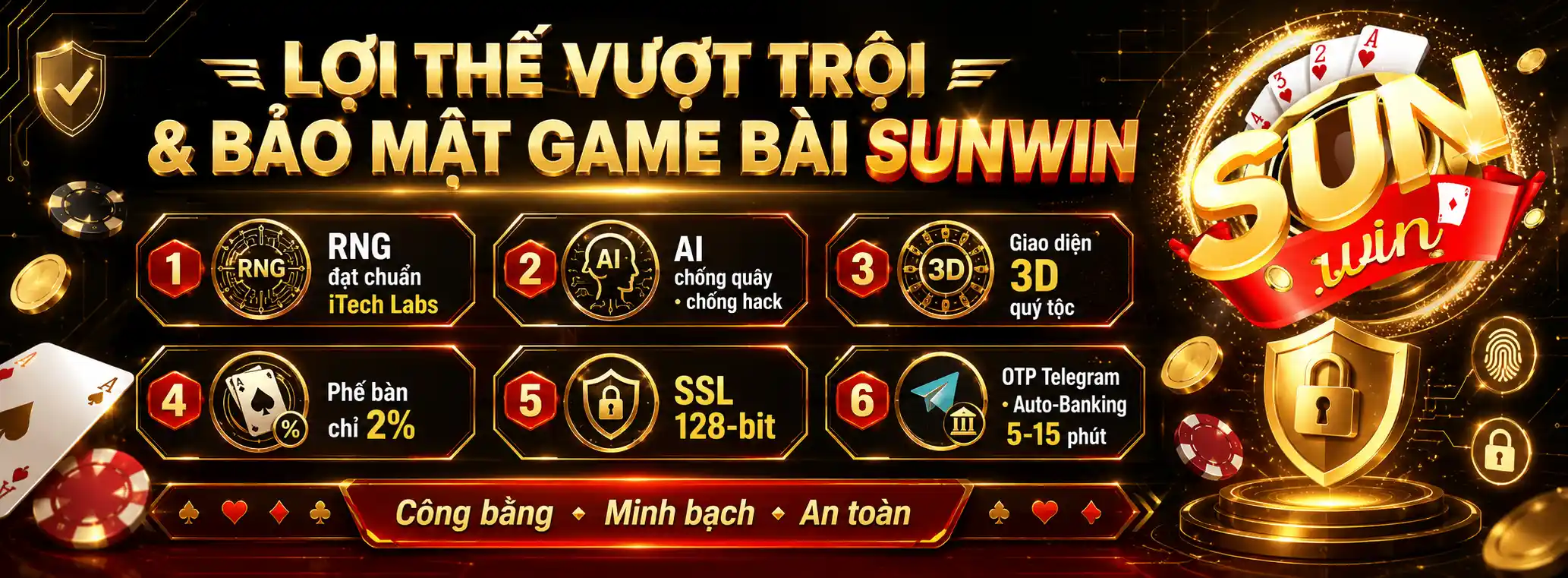 Những Lợi Thế Vượt Trội Chỉ Có Tại Sảnh Game Bài Sunwin